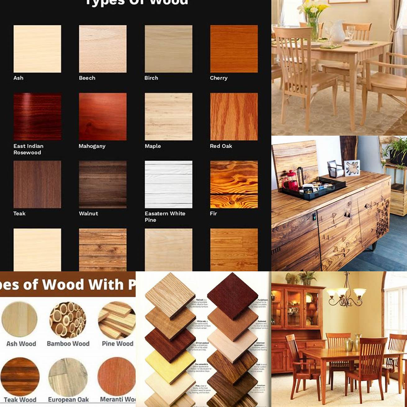 Different Types of Wood