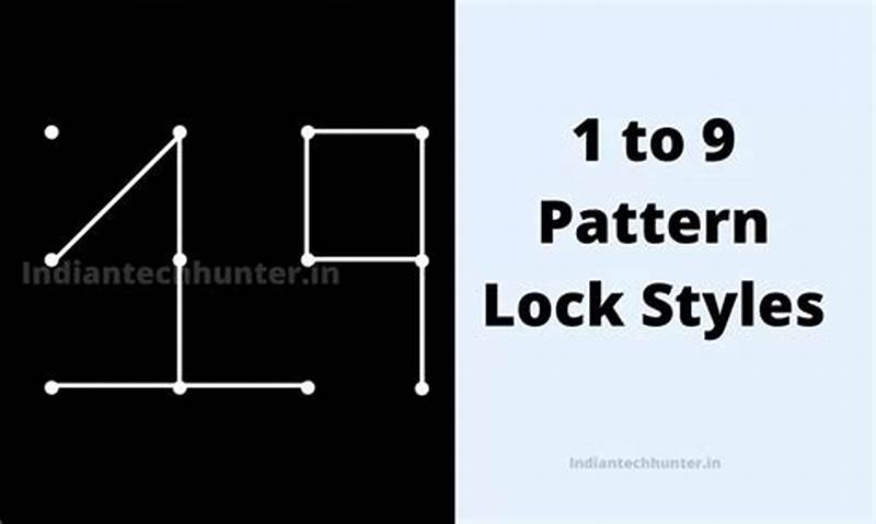 Different Types Of Screen Lock Pattern