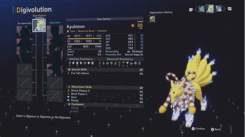 Digimon Story Time Stranger Digivolution Chart