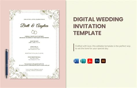 Digital Invite Template