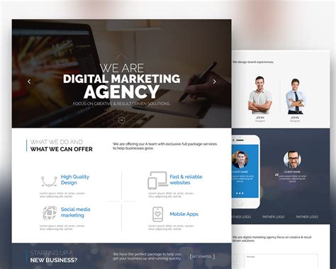 Digital Marketing Website Template
