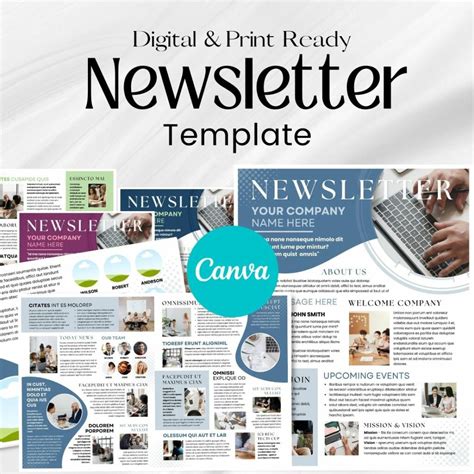 Digital Newsletter Template