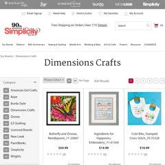 Dimensions Crafts Official Website Catalog