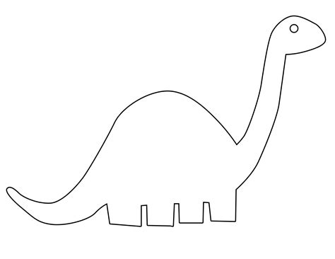 Dinosaur Template Cut Out