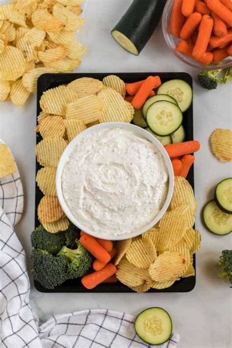 Dip with Vegetables or Chips