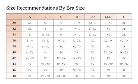 Dippin Daisy Size Chart
