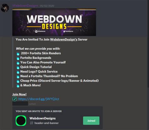 Discord Server Ad Template