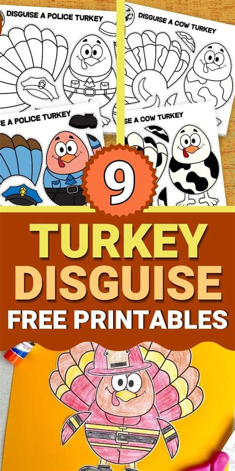 Disguise Your Turkey Template