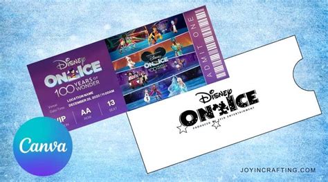 Disney On Ice Ticket Printable