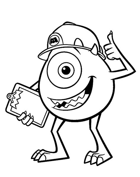 Disney Printable Easy Coloring Pages For Boys