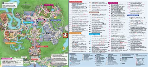 Disney World Magic Kingdom Printable Map