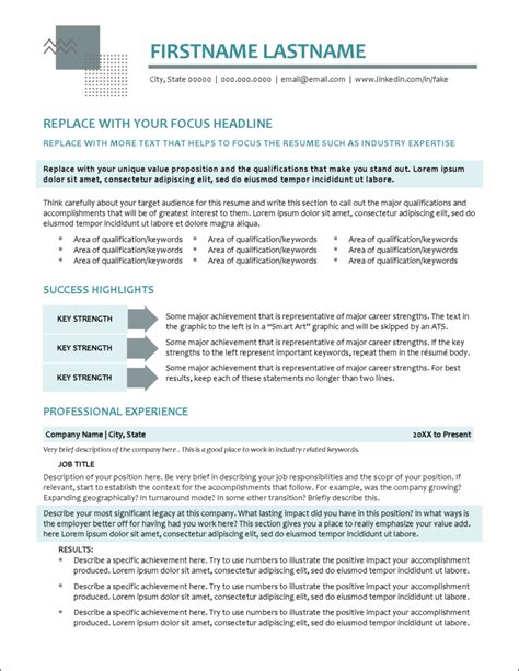 Distinctive Resume Templates