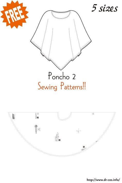 Diy Poncho Template