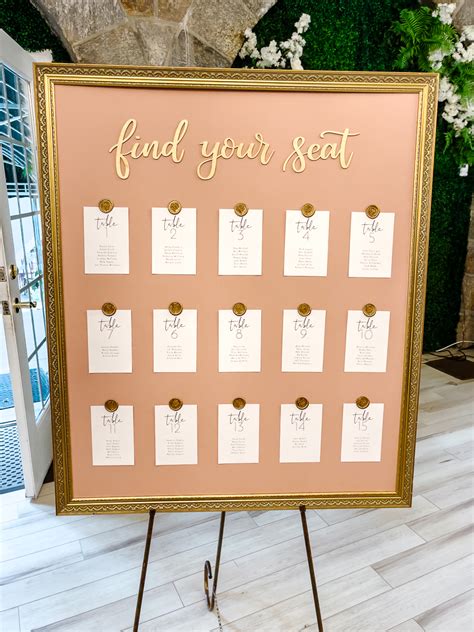 Diy Seating Chart