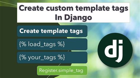Django Template Tag