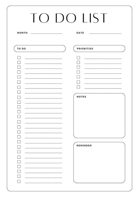 Do List Template