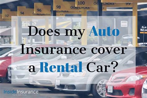 Does Insurance Cover Rental Car