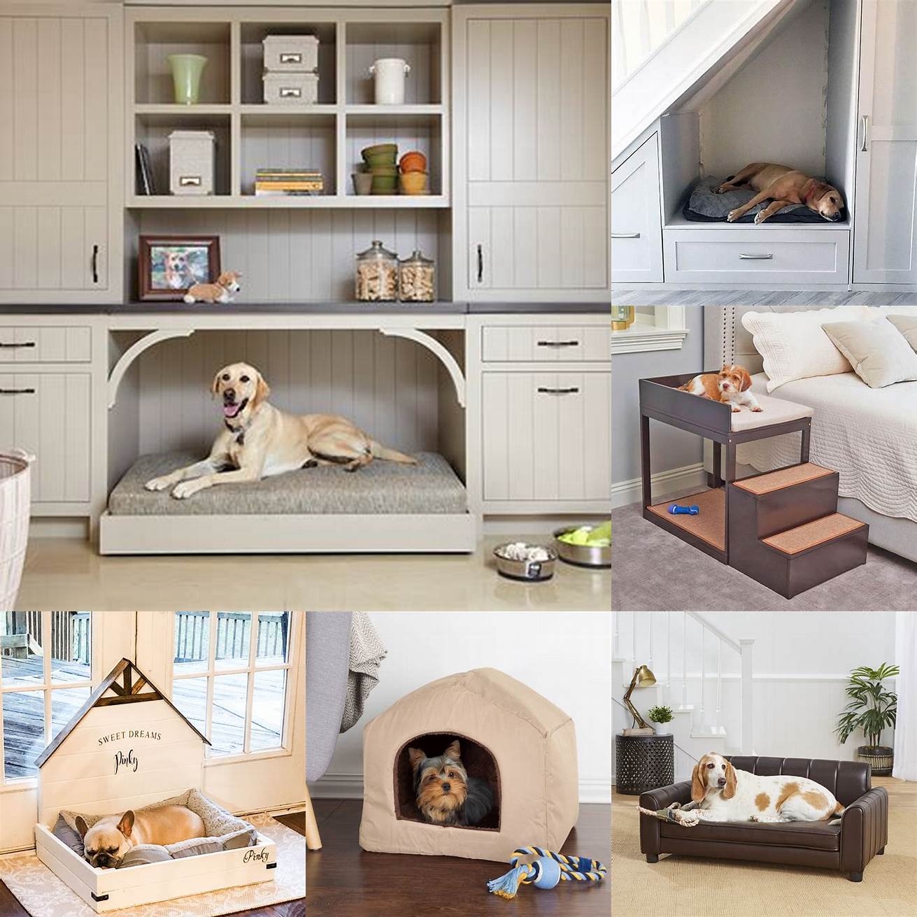 Dog Bed Furniture with Storage Space
