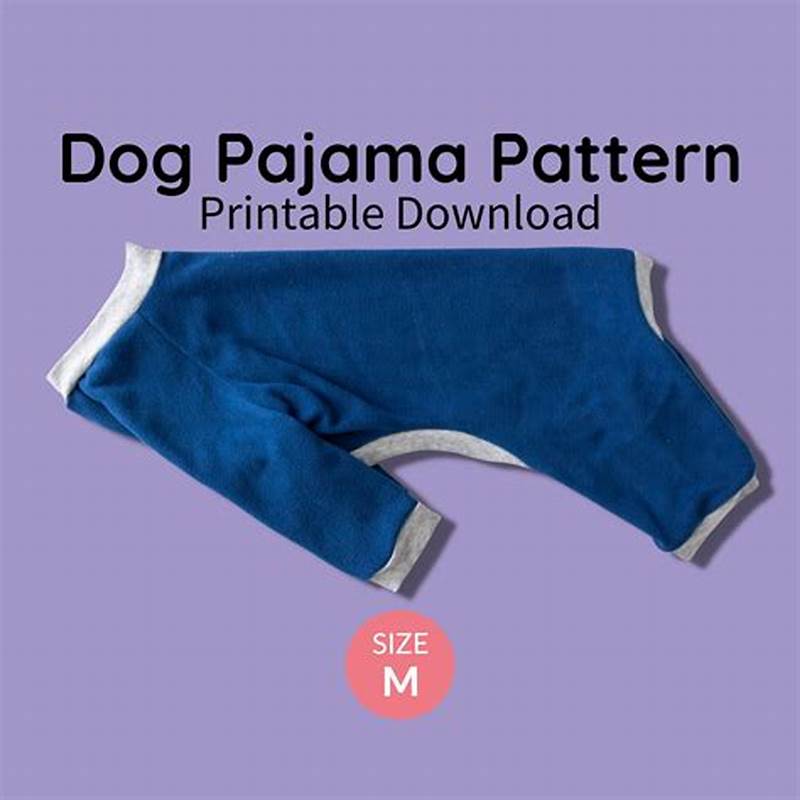 Dog Pyjamas Pattern Free