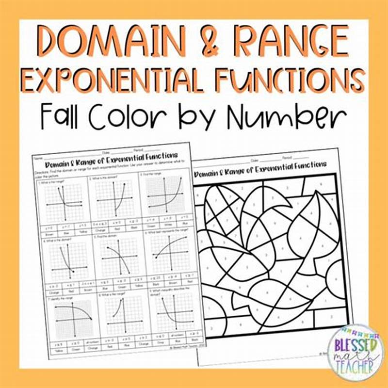 Domain And Range Coloring Activity Answer Key
