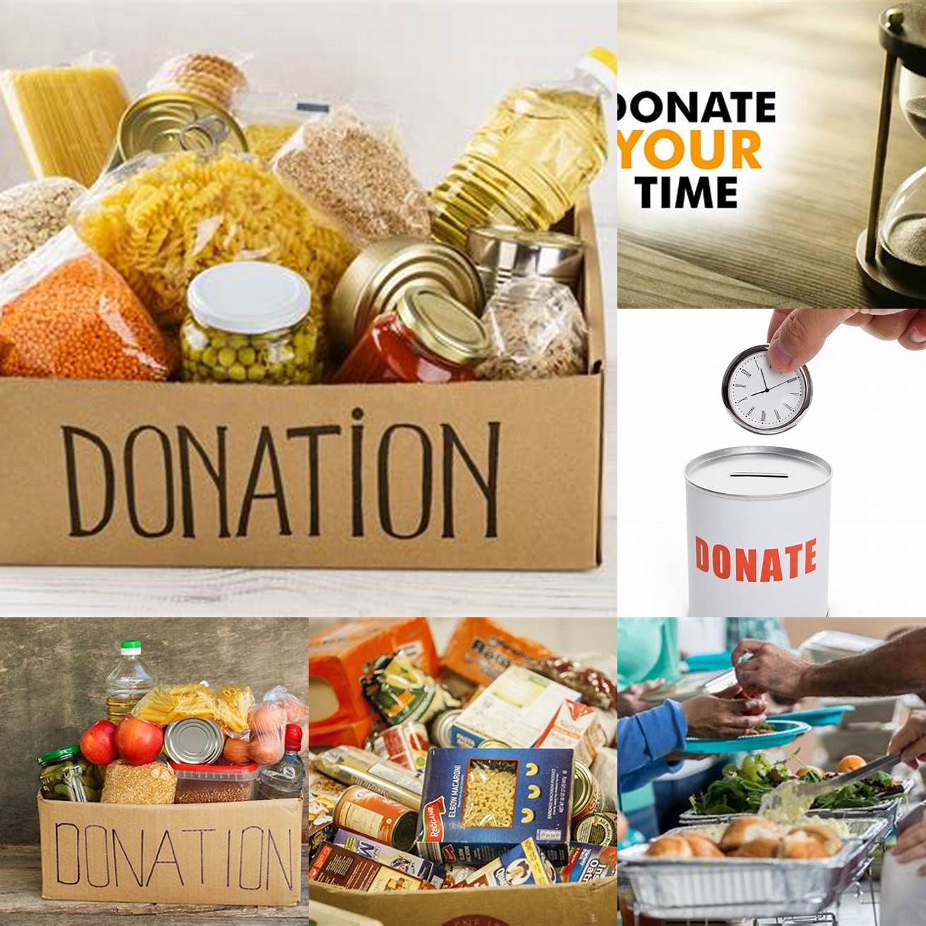 Donate time You can also donate your time by organizing a food drive fundraising event or awareness campaign for the soup kitchen