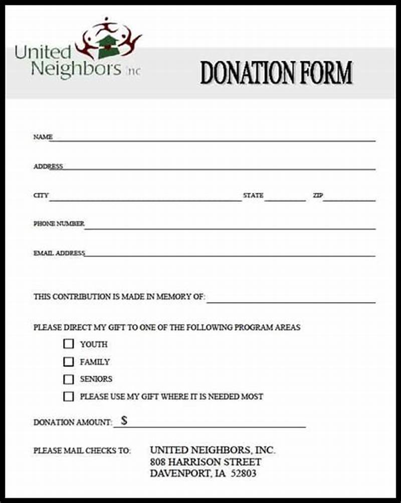 Donation Form Example
