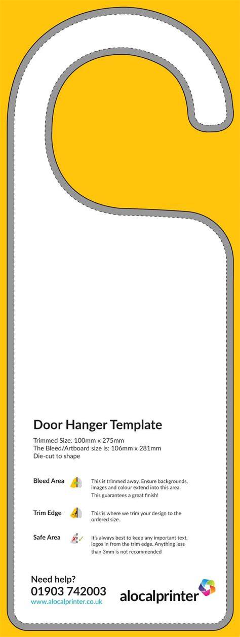 Door Handle Hanger Template