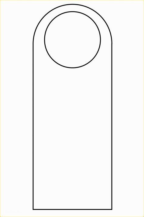 Doorknob Hanger Template