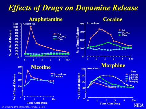 Dopamine Release Drugs Chart