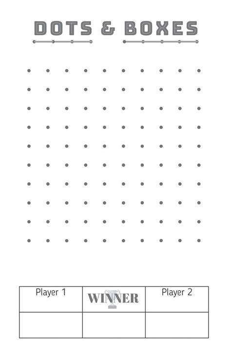 Dots And Squares Game Printable