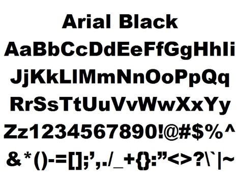 Download Font Arial