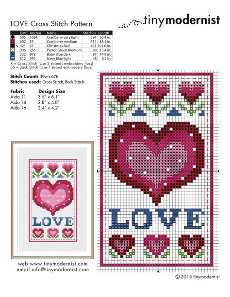 Downloadable Printable Cross Stitch Patterns