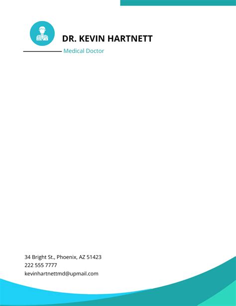 Dr Letterhead Template