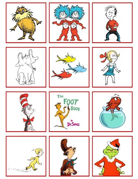 Dr Seuss Printable Pictures