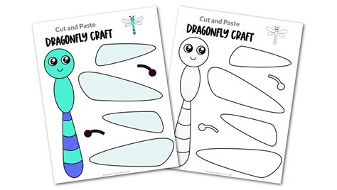 Dragonfly Printable Template