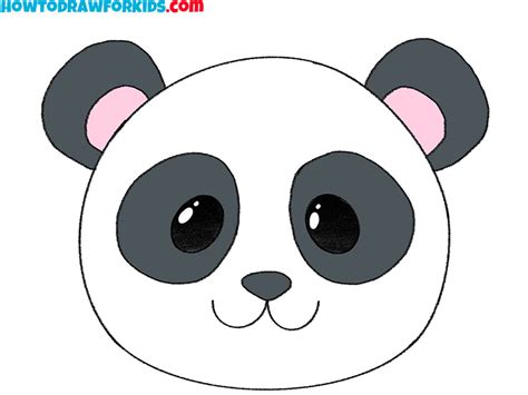 Drawing Panda Face