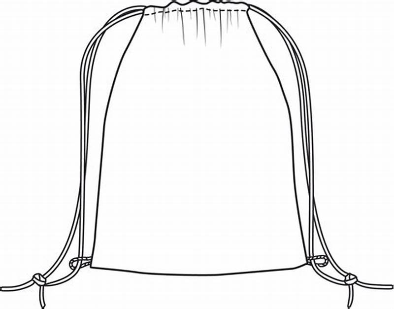 Drawstring Backpack Template