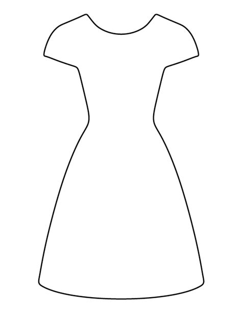 Dress Template Printable