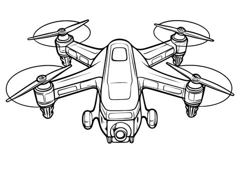 Drone Coloring Pages