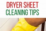 Dryer Sheet Cleaning