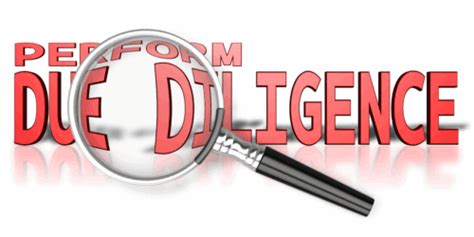 The Role of Due Diligence