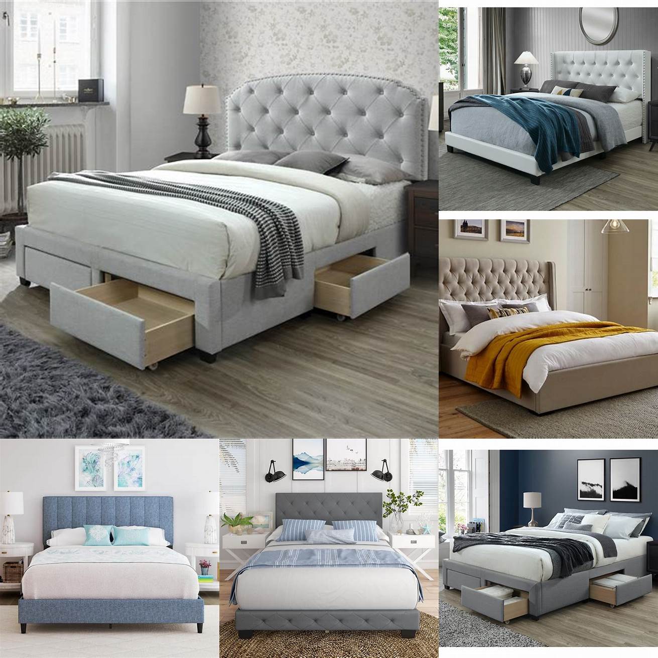 Durability - Upholstered beds are typically made with high-quality materials which means they are built to last