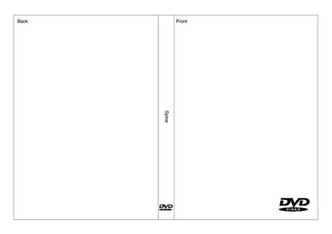 Dvd Cover Template