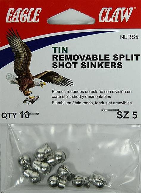 Eagle Claw Split Shot Weight Chart