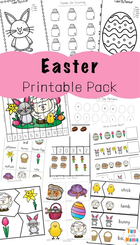 Easter Activities For Preschoolers Printables