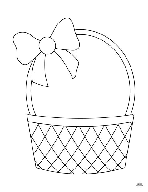 Easter Basket Template Free Printable