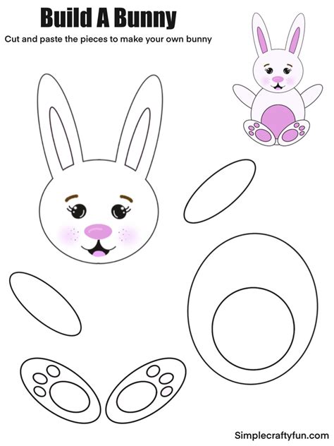 Easter Bunny Template Cut Out