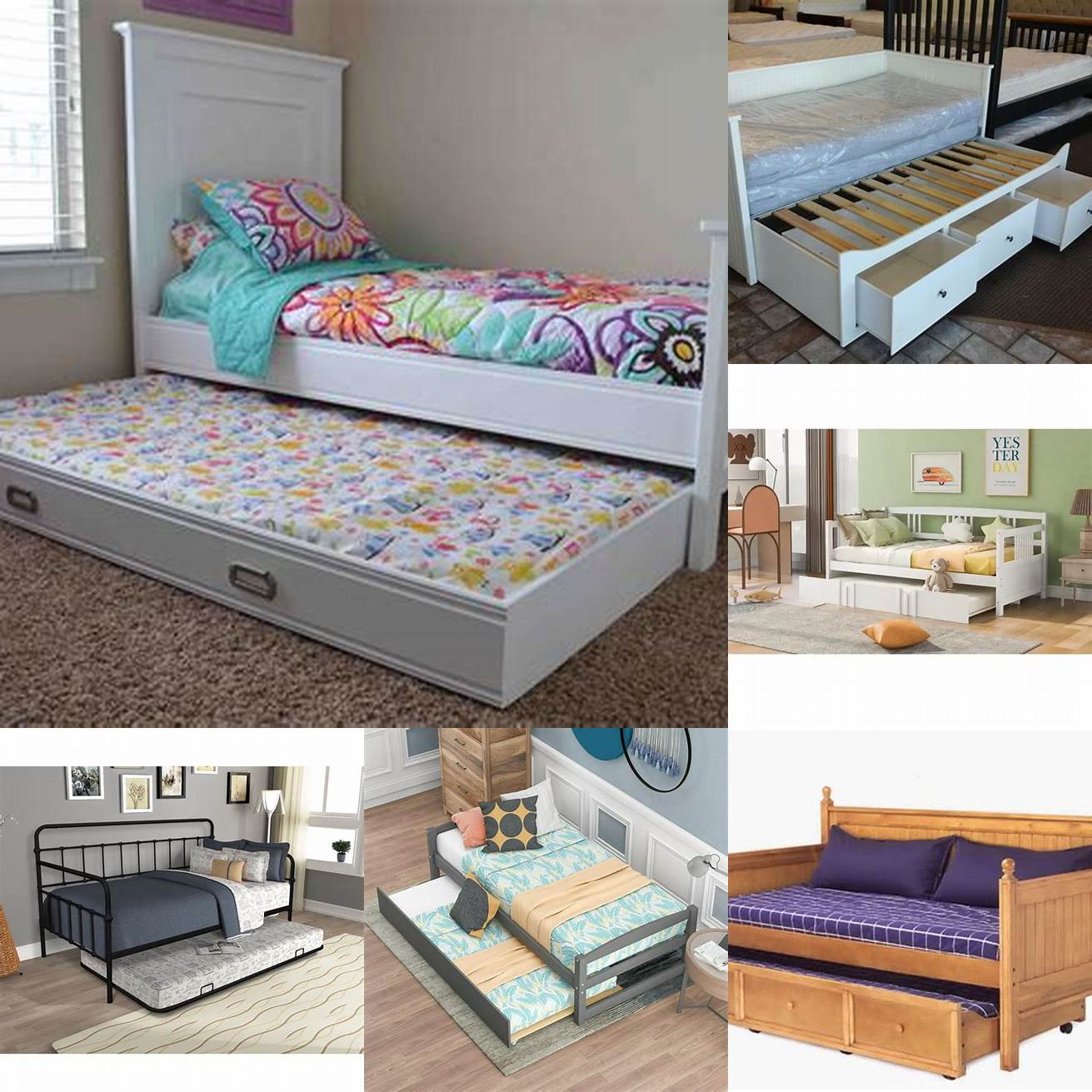 Easy to assemble Most twin beds with trundle come with easy-to-follow instructions and can be assembled in a few hours You dont need any special tools or skills to put them together