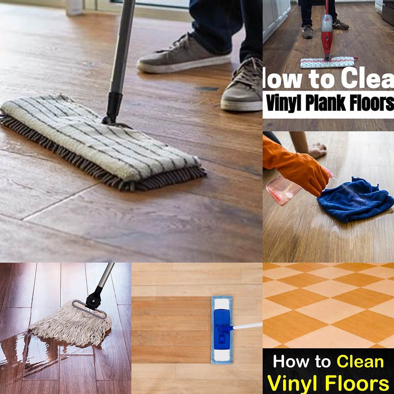 Easy to clean Vinyl floors are low maintenance and easy to clean You can use a damp mop broom or vacuum to remove dirt and debris Vinyl floors do not require special cleaners making them a budget-friendly option