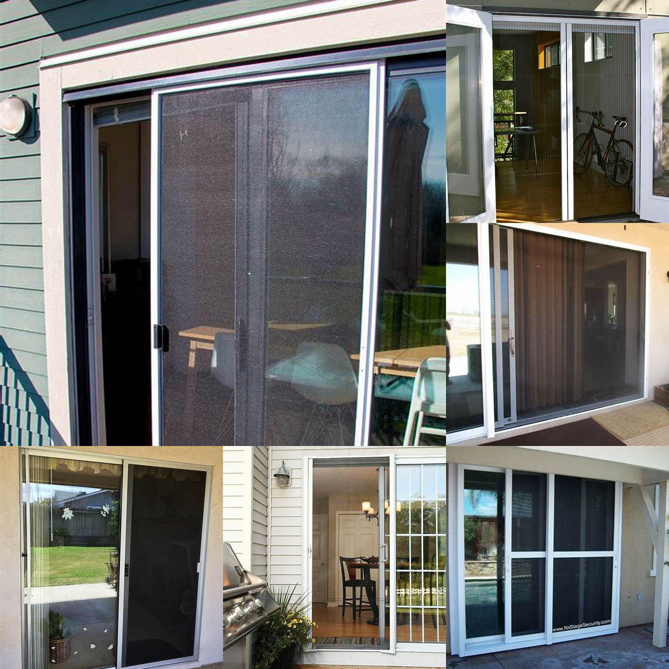 Easy to use Sliding screen doors are simple to operate and require minimal maintenance